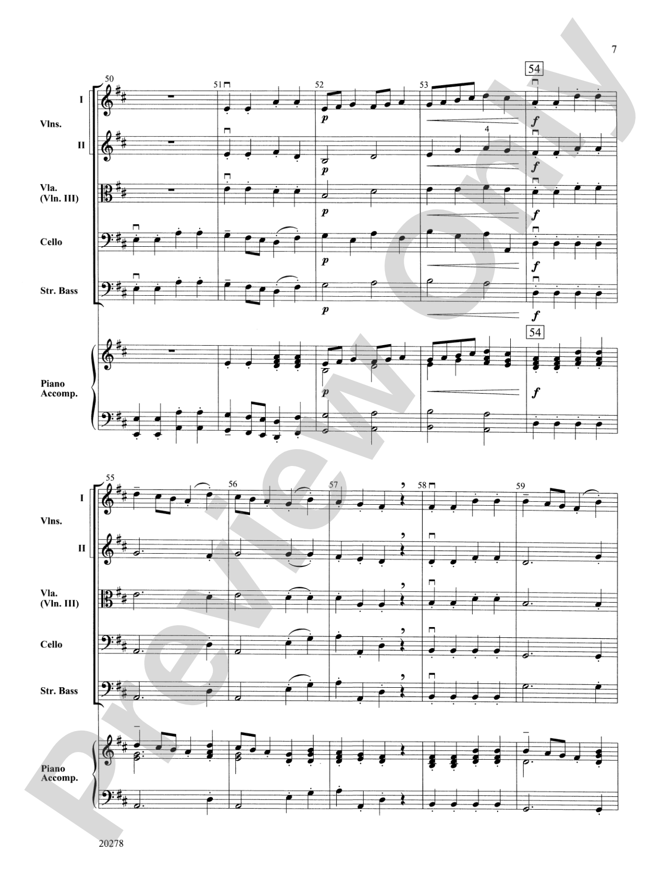 Elegy and Dance: Score