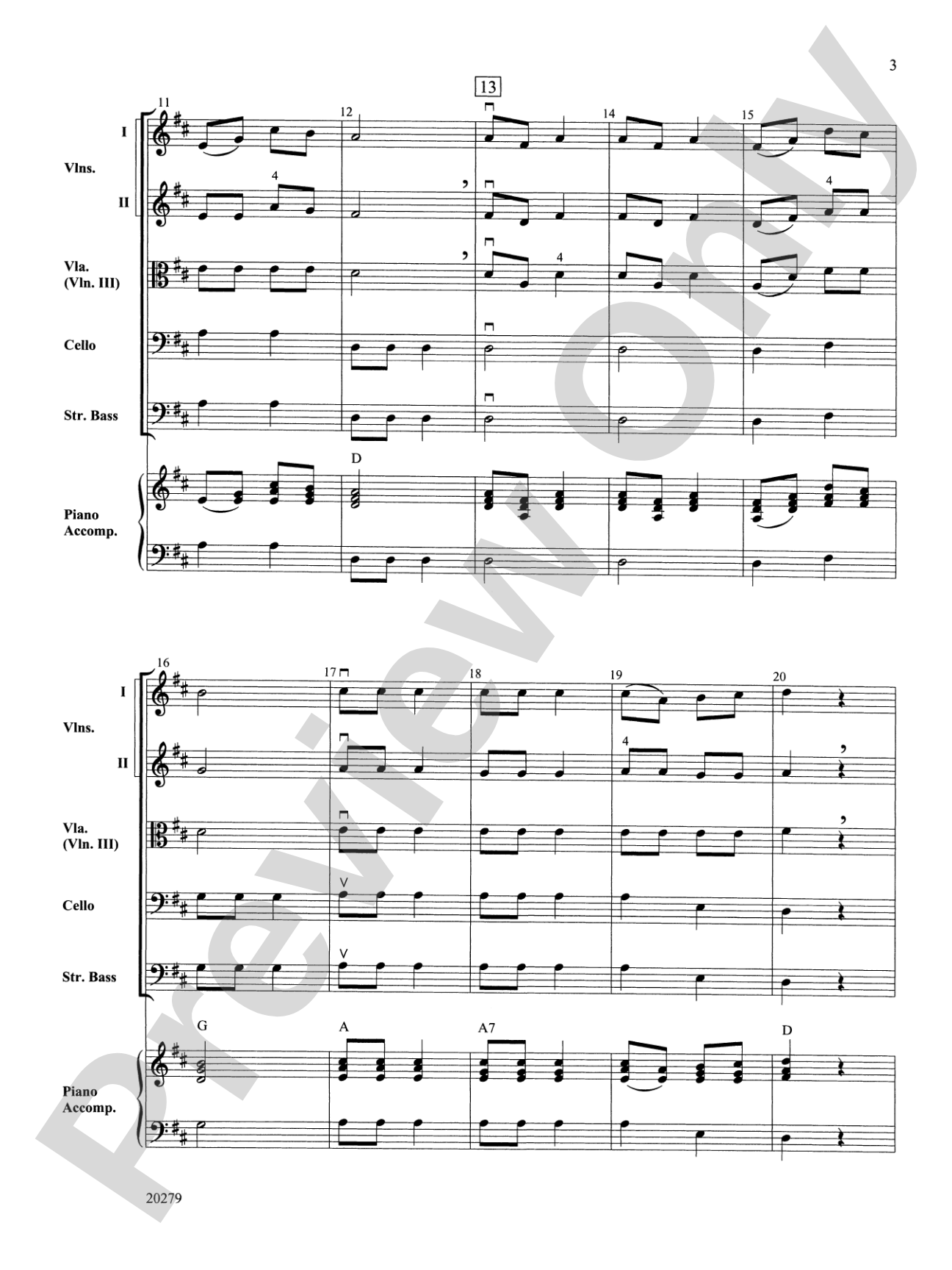 Holiday Magic: String Orchestra Conductor Score & Parts