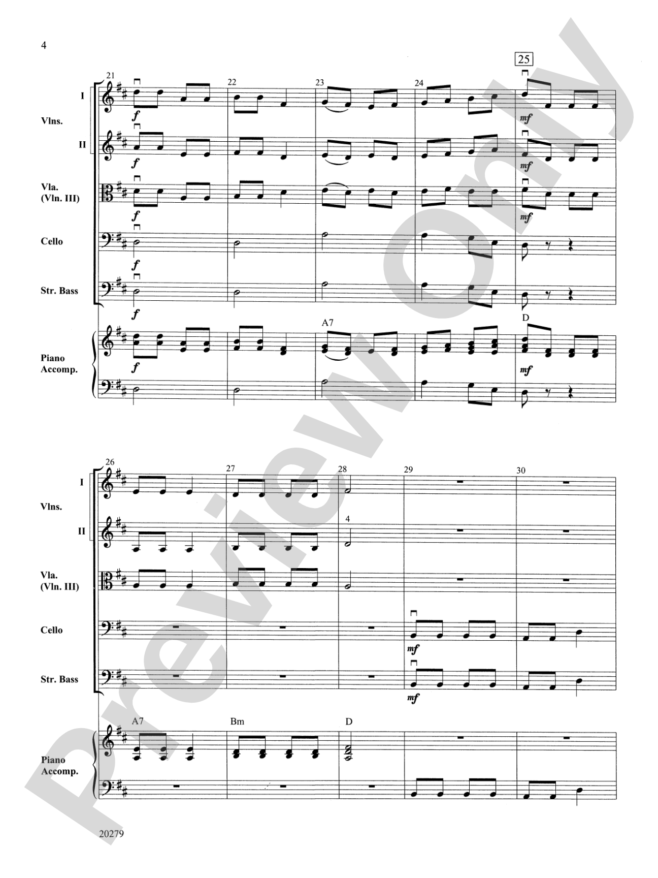 Holiday Magic: String Orchestra Conductor Score & Parts