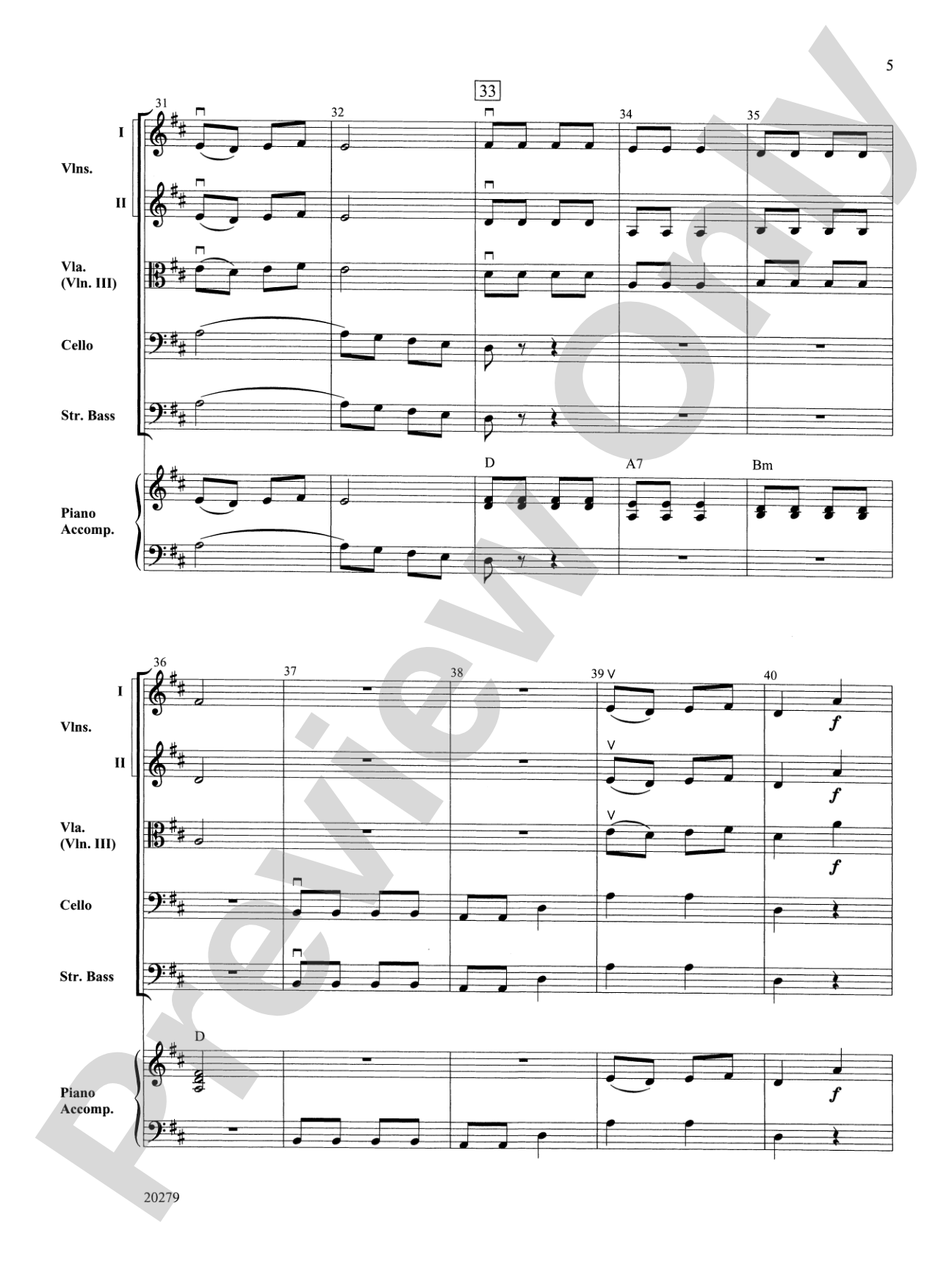 Holiday Magic: String Orchestra Conductor Score & Parts