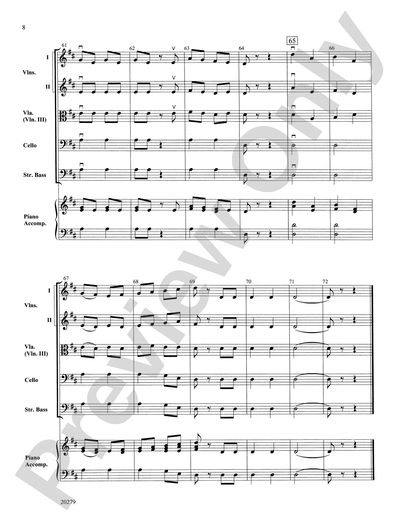 Holiday Magic: String Orchestra Conductor Score & Parts