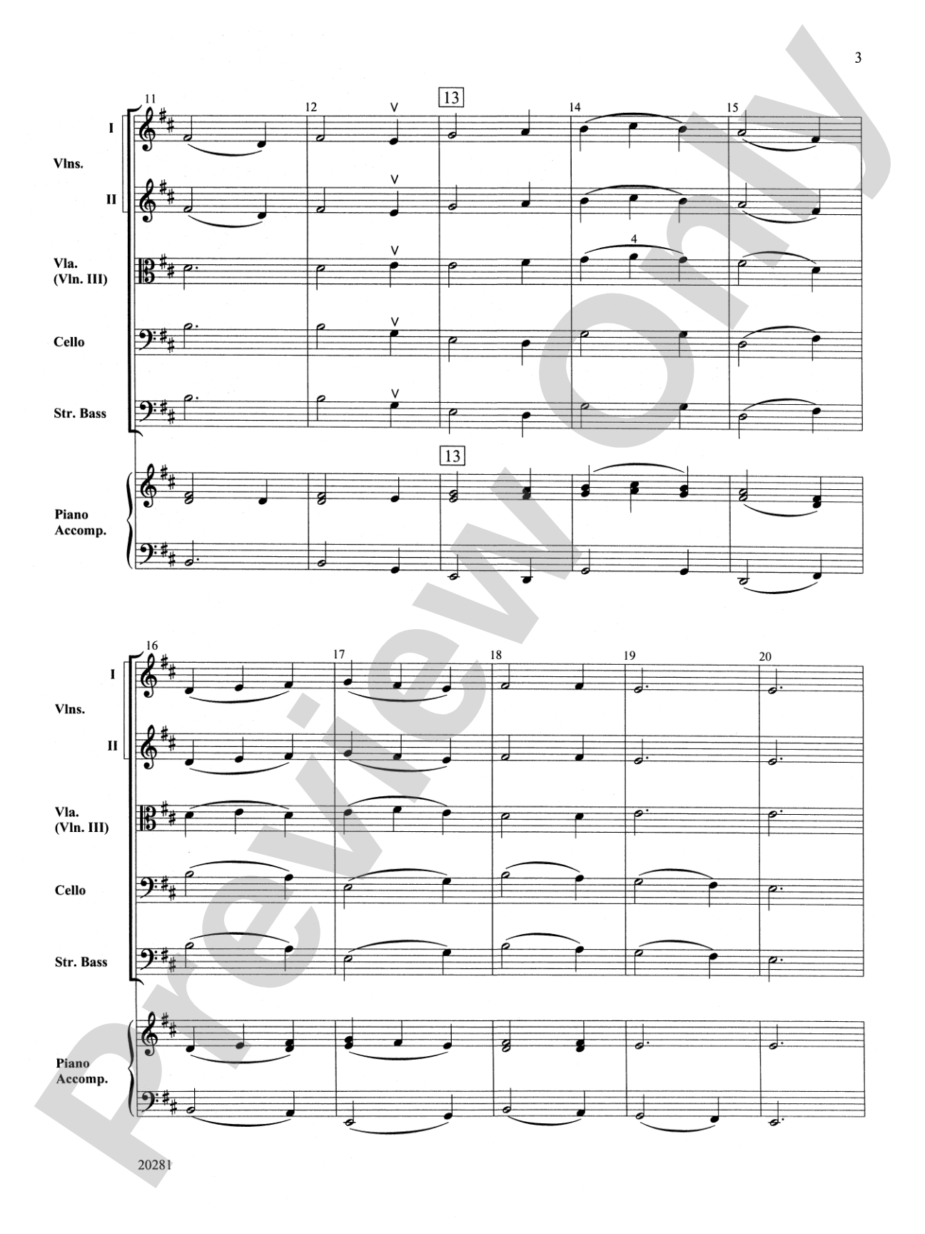 Fantasy on Greensleeves: String Orchestra Conductor Score & Parts