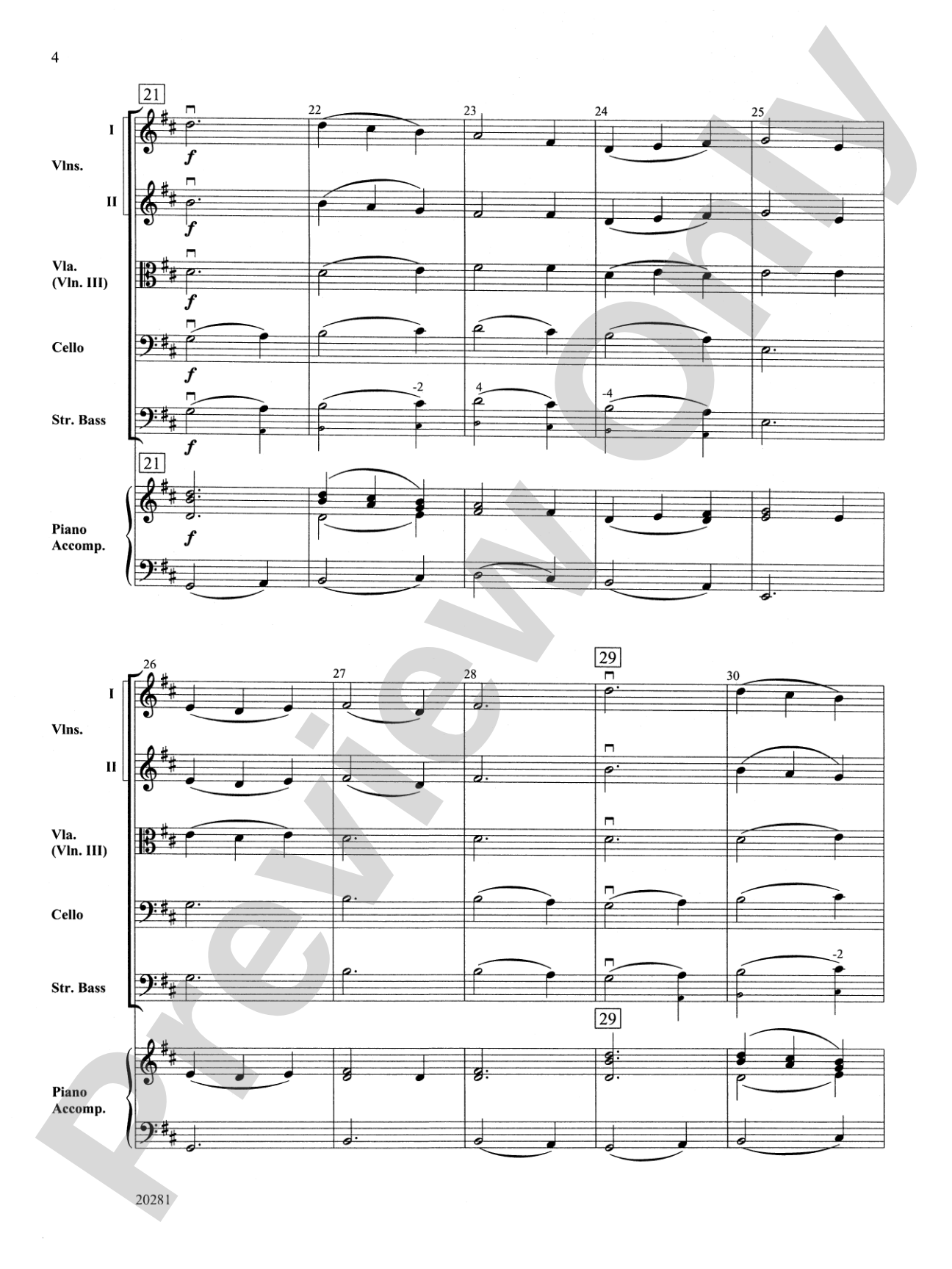 Fantasy on Greensleeves: String Orchestra Conductor Score & Parts