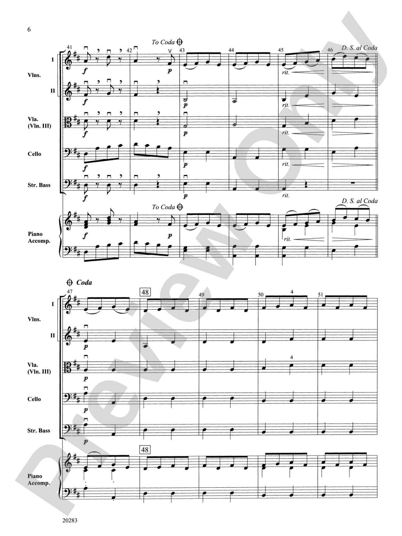 Slavonic Dance: String Orchestra Conductor Score & Parts