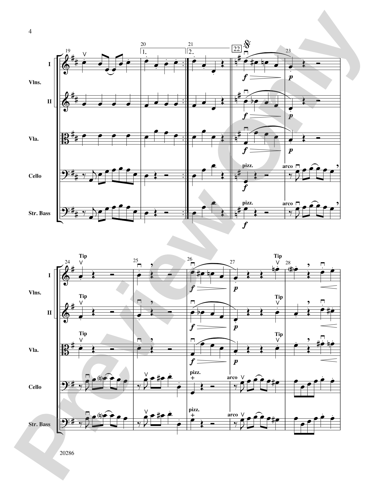 End Pin Rag (Cello and Bass Section Feature): String Orchestra Conductor Score & Parts