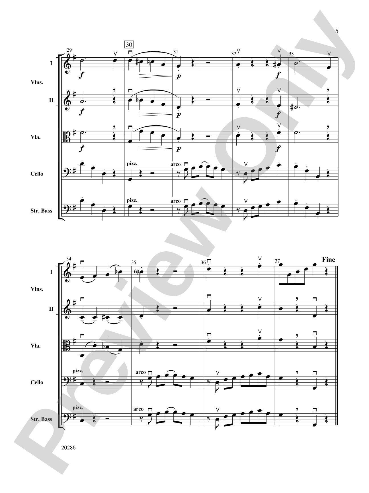 End Pin Rag (Cello and Bass Section Feature): String Orchestra Conductor Score & Parts