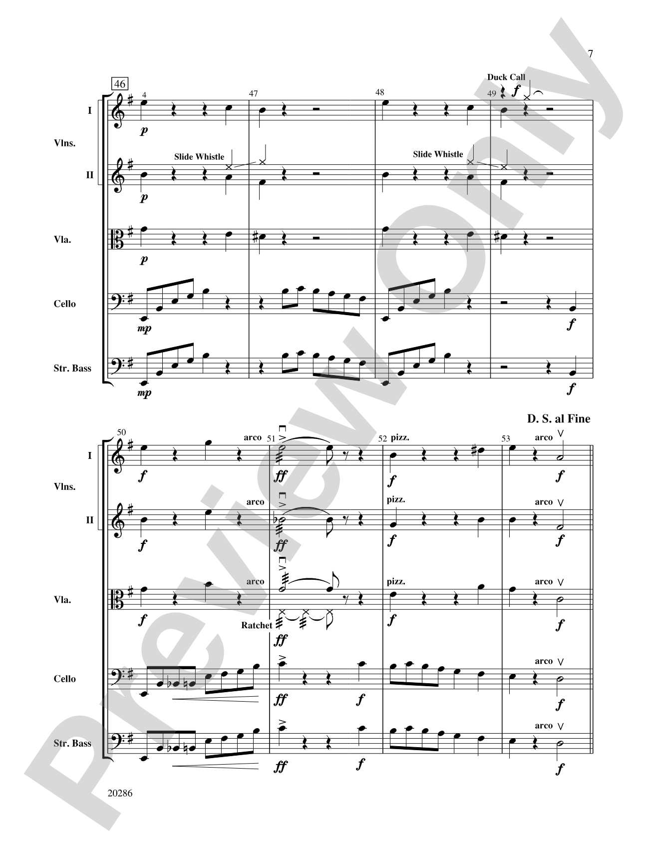 End Pin Rag (Cello and Bass Section Feature): String Orchestra Conductor Score & Parts