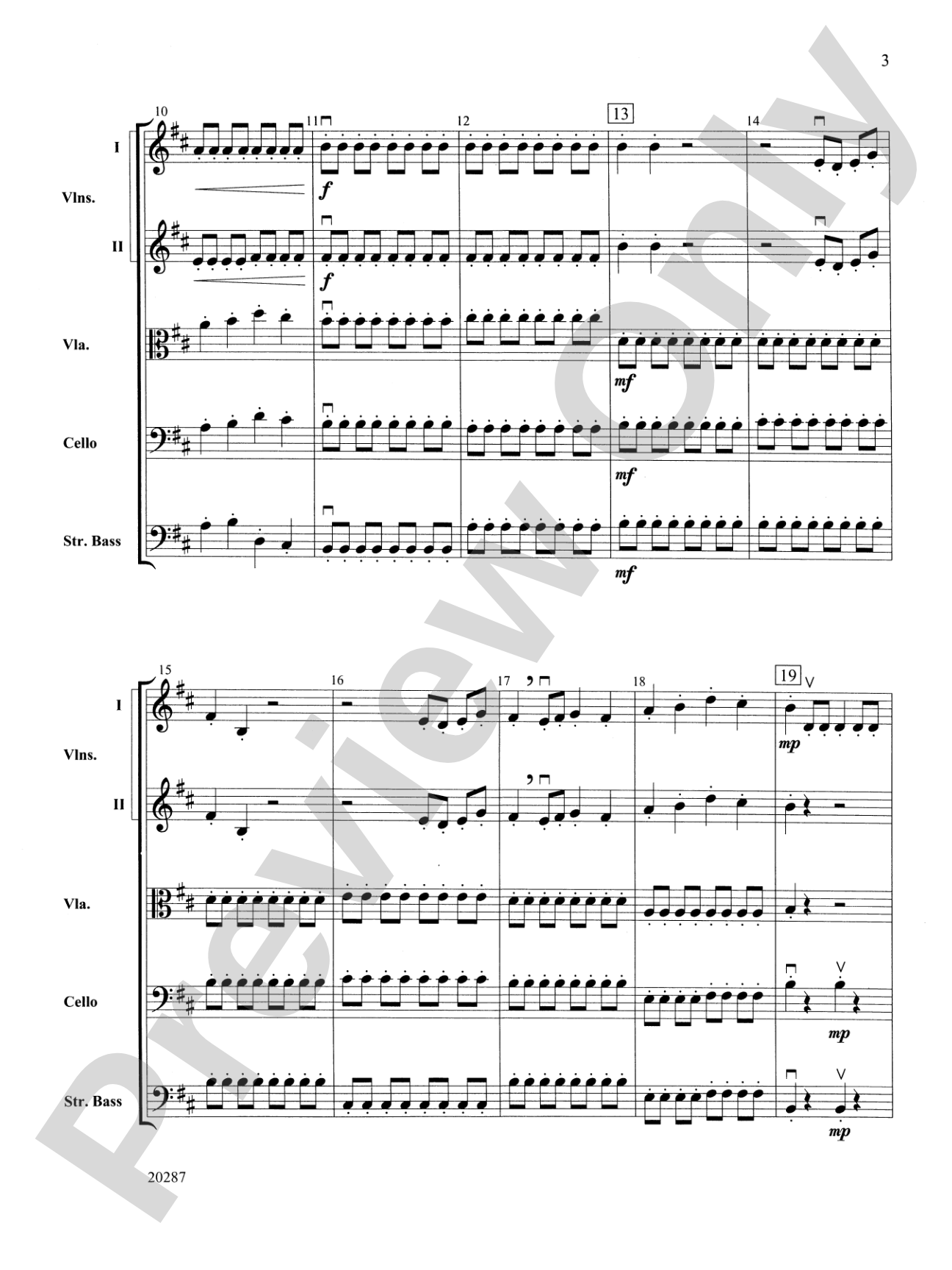 Gargoyles: String Orchestra Conductor Score & Parts