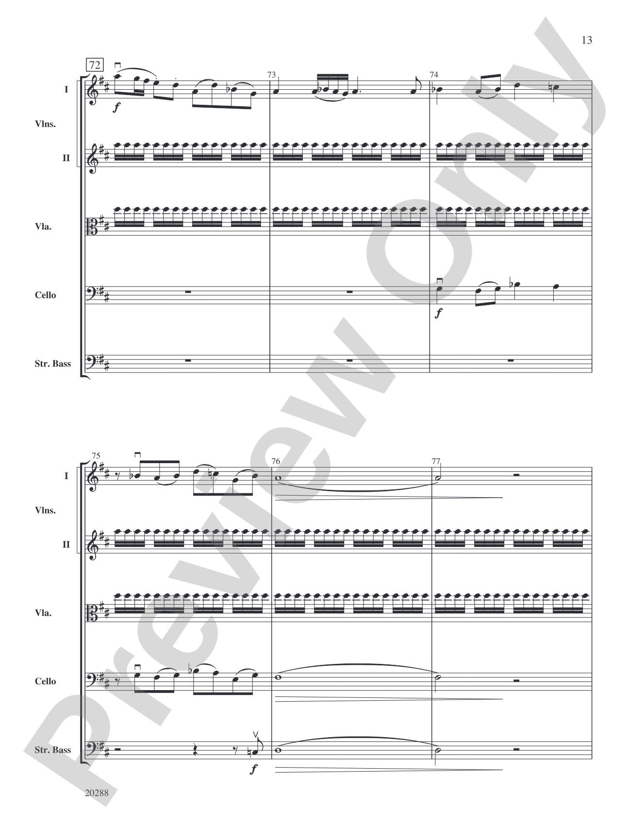 Final Quest: String Orchestra Conductor Score & Parts