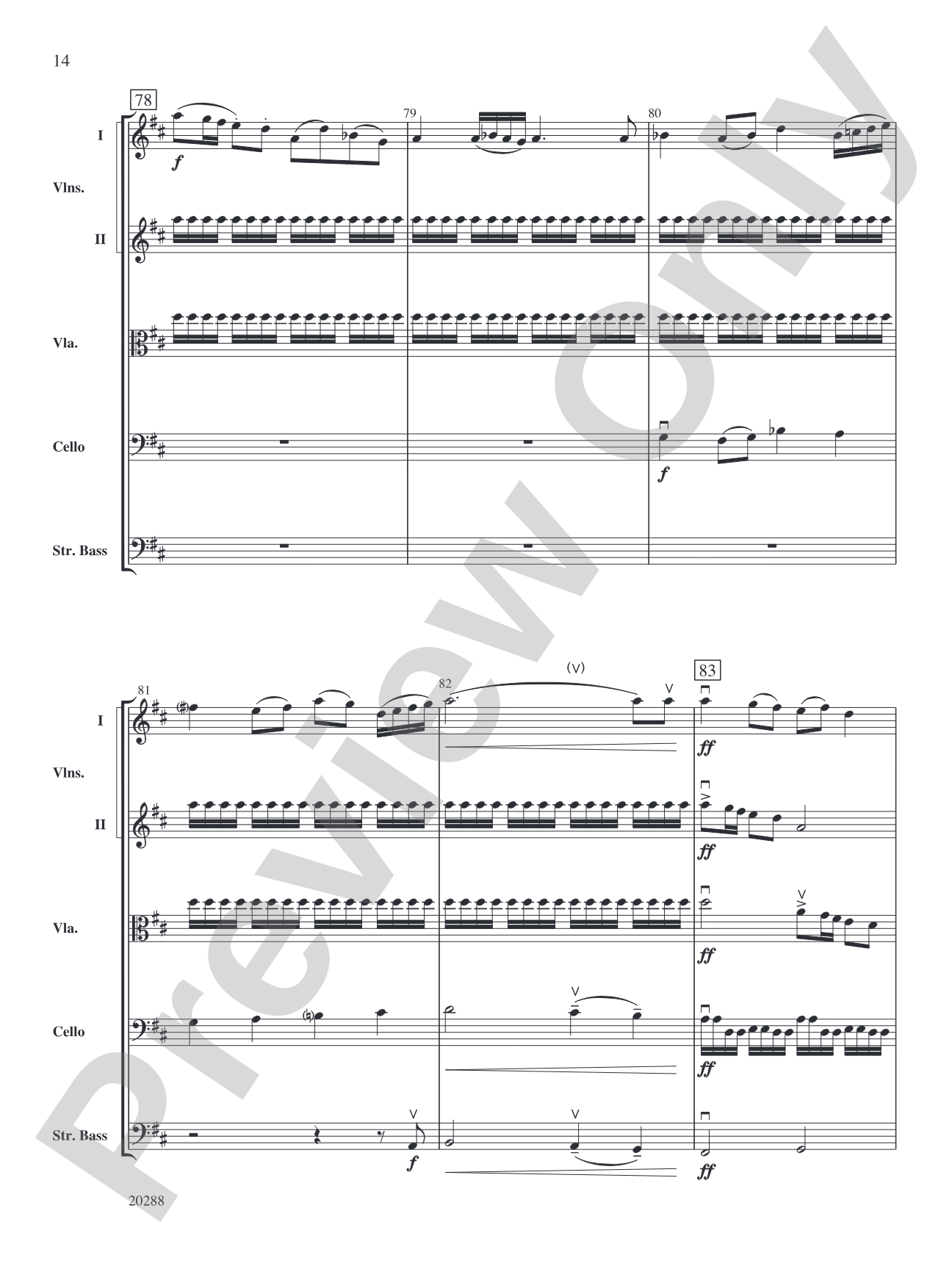 Final Quest: String Orchestra Conductor Score & Parts
