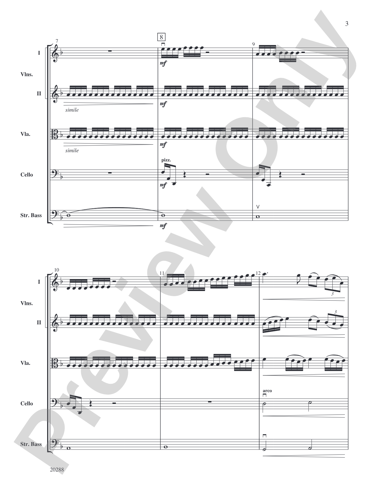 Final Quest: String Orchestra Conductor Score & Parts