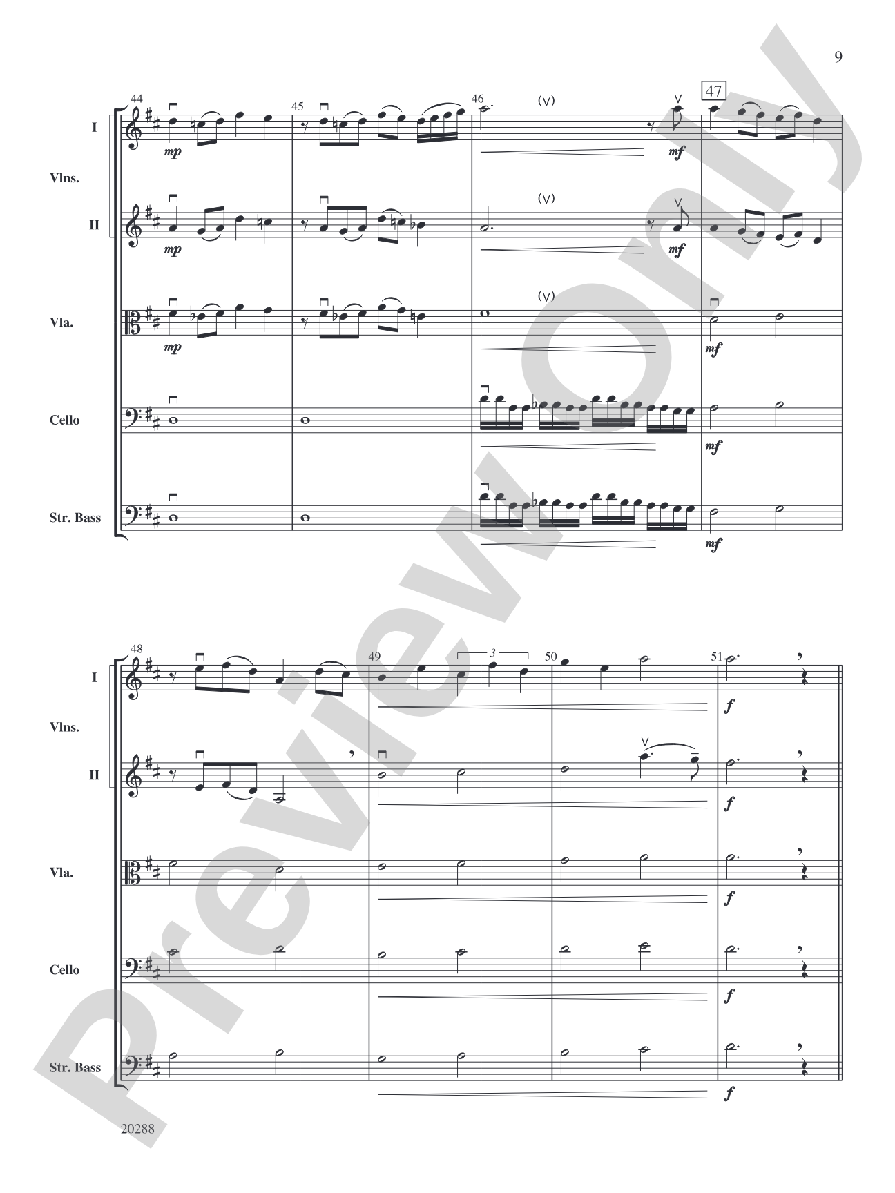 Final Quest: String Orchestra Conductor Score & Parts
