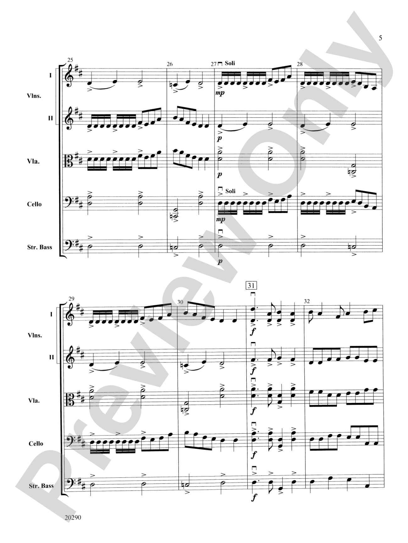 Jane and Josey: String Orchestra Conductor Score & Parts