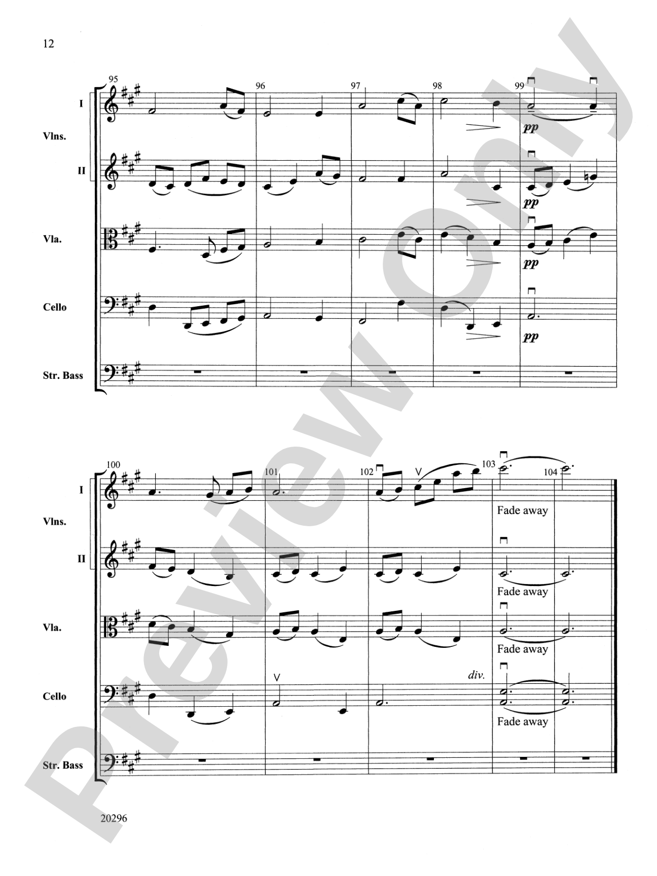 Fantasy on Amazing Grace: String Orchestra Conductor Score & Parts