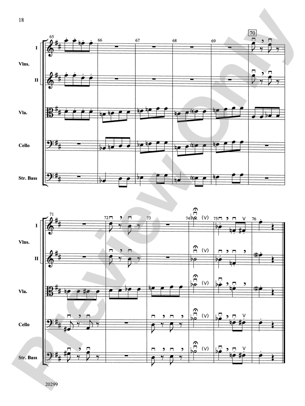 Selections from Pictures at an Exhibition: String Orchestra Conductor Score & Parts