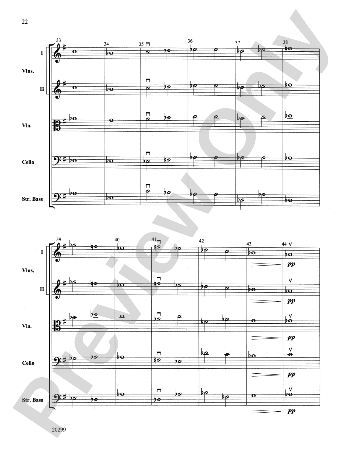 Selections from Pictures at an Exhibition: String Orchestra Conductor Score & Parts
