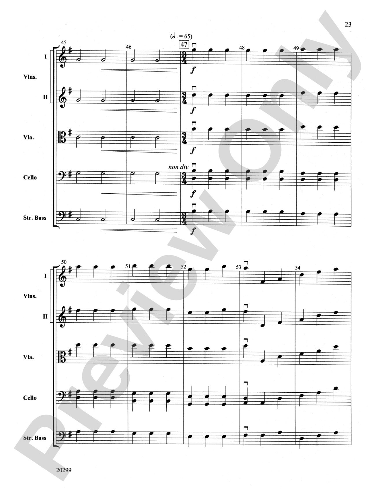 Selections from Pictures at an Exhibition: String Orchestra Conductor Score & Parts