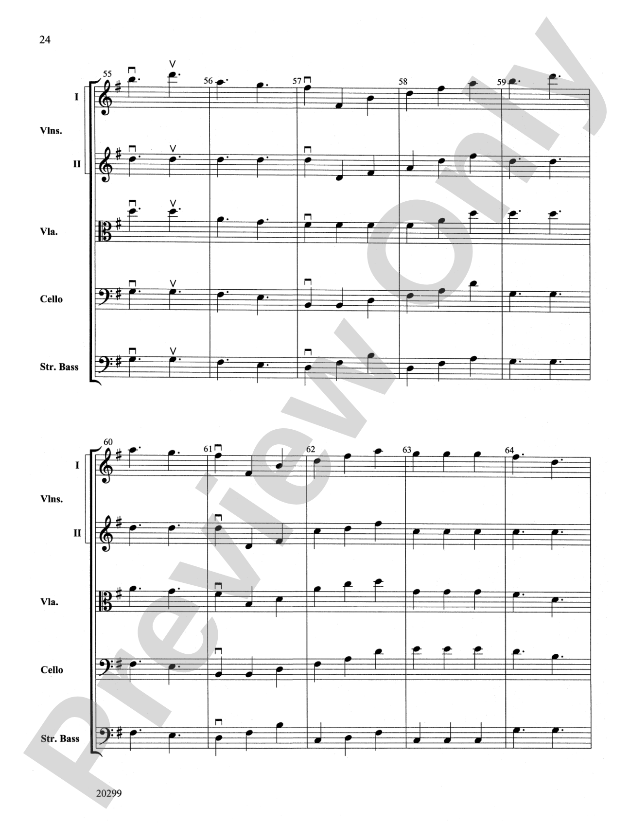 Selections from Pictures at an Exhibition: String Orchestra Conductor Score & Parts