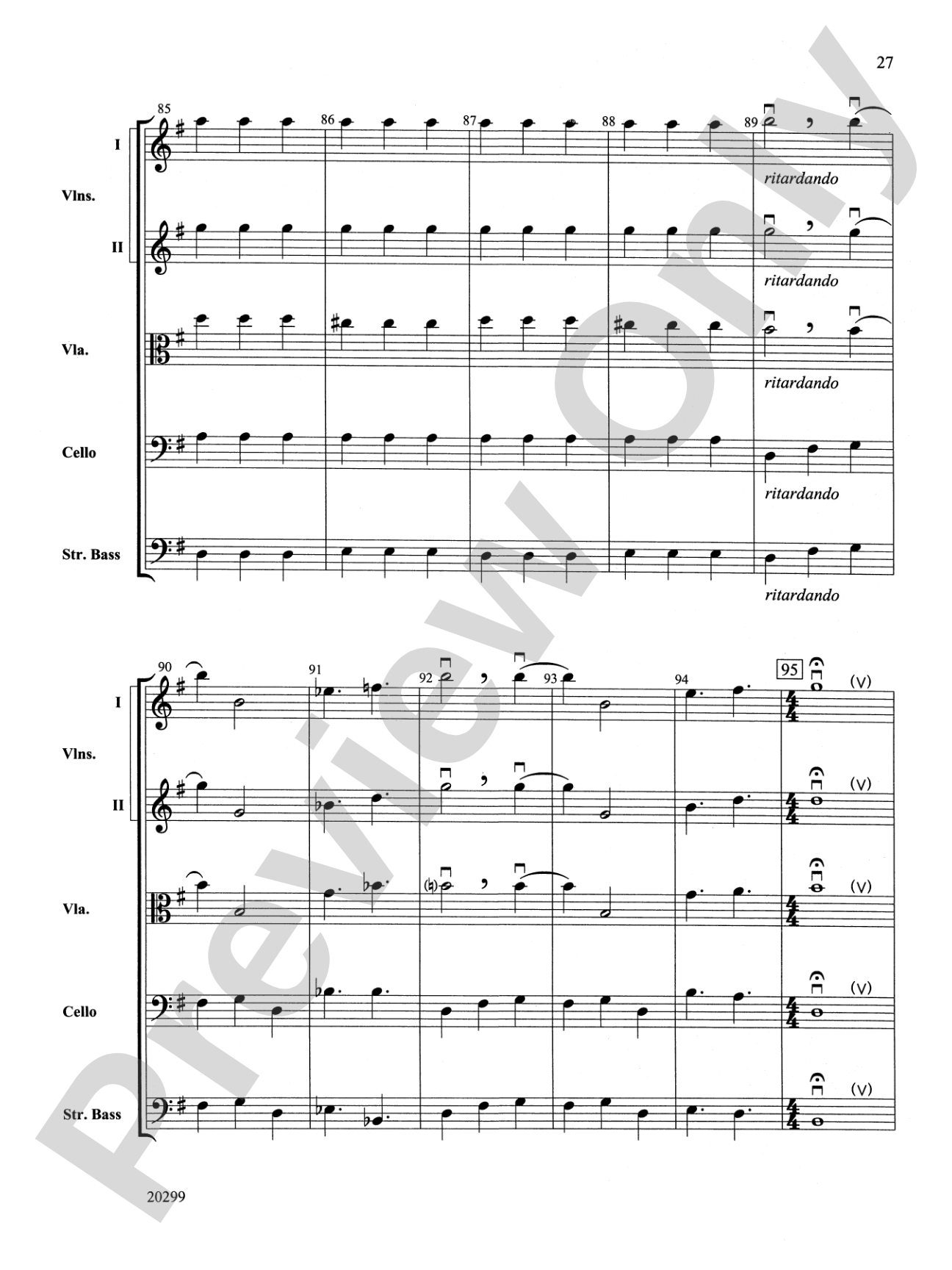 Selections from Pictures at an Exhibition: String Orchestra Conductor Score & Parts