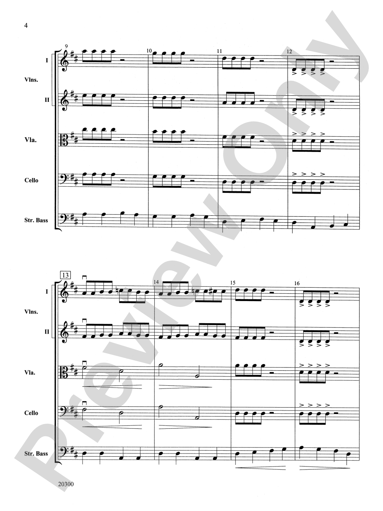 The Boogie-Man Blues: String Orchestra Conductor Score & Parts