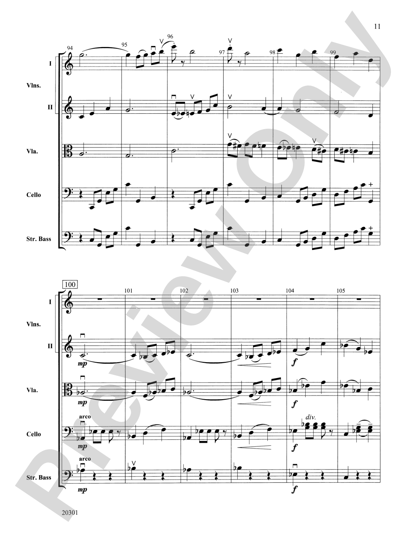 Acrobats: String Orchestra Conductor Score & Parts