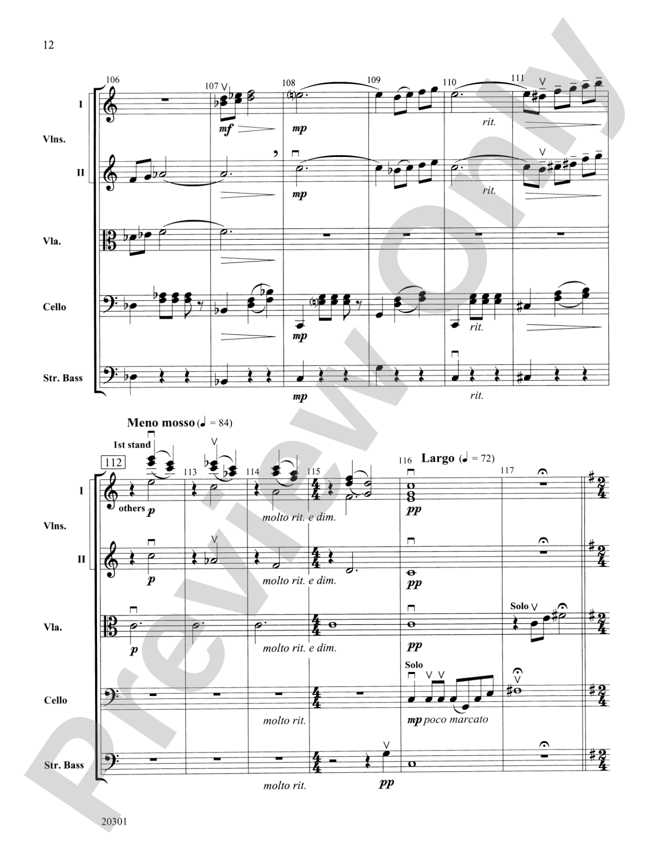 Acrobats: String Orchestra Conductor Score & Parts