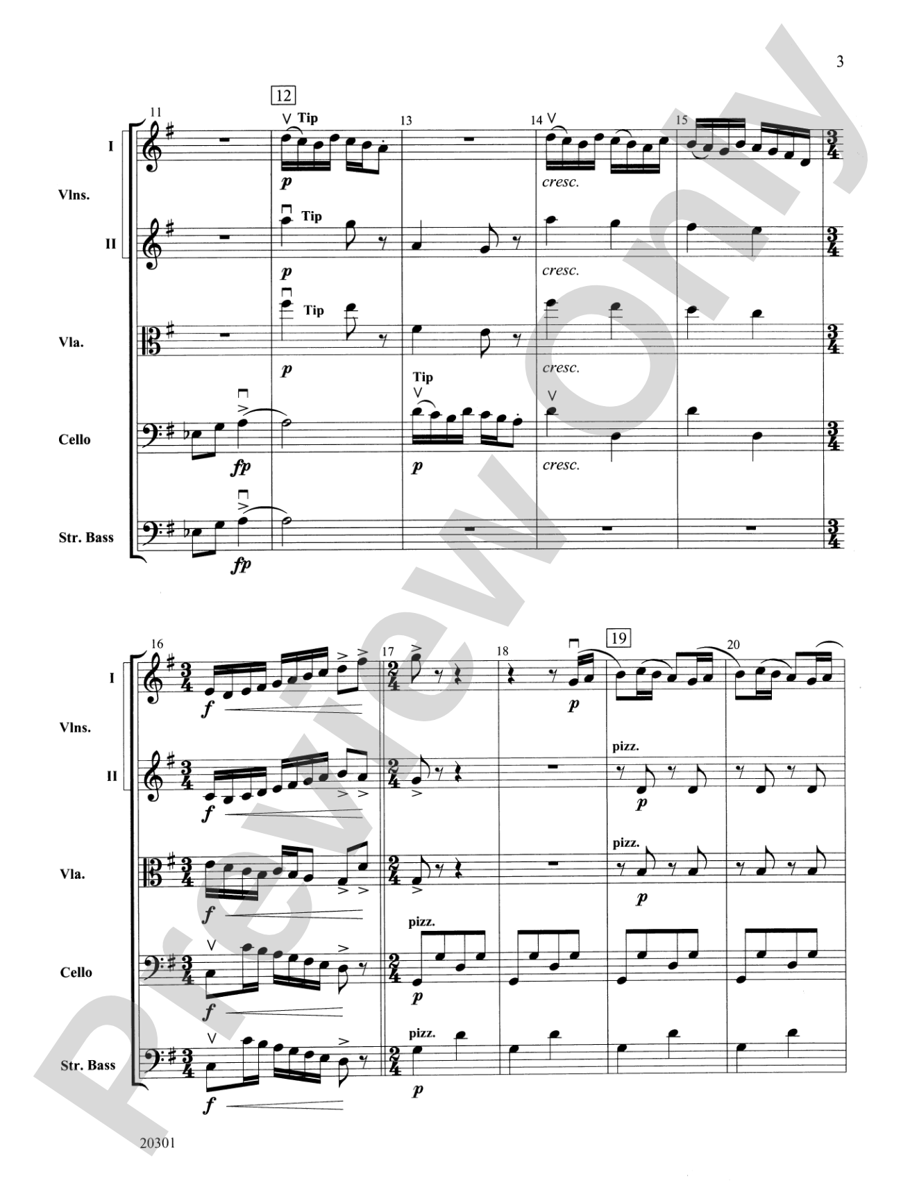 Acrobats: String Orchestra Conductor Score & Parts