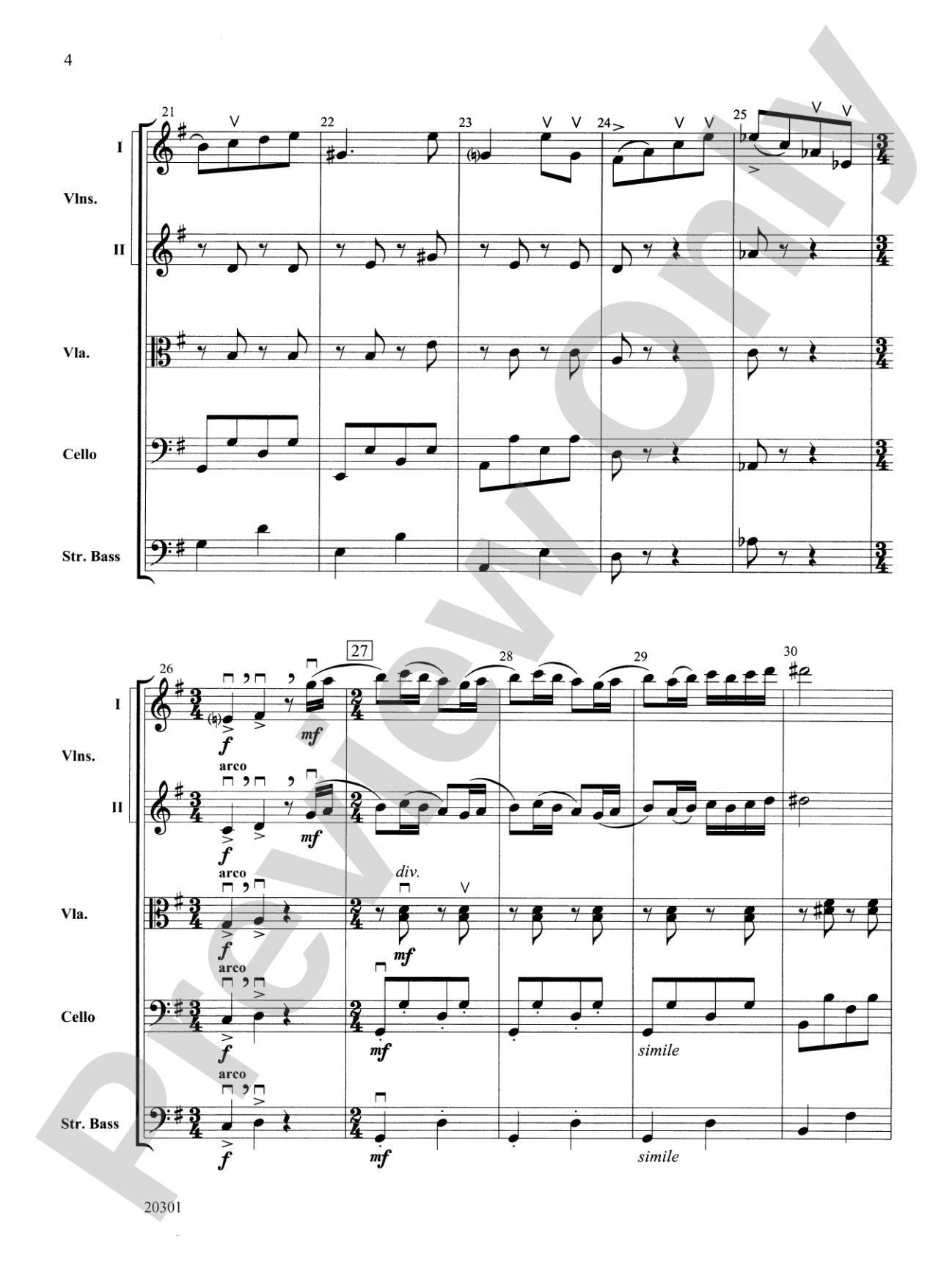 Acrobats: String Orchestra Conductor Score & Parts