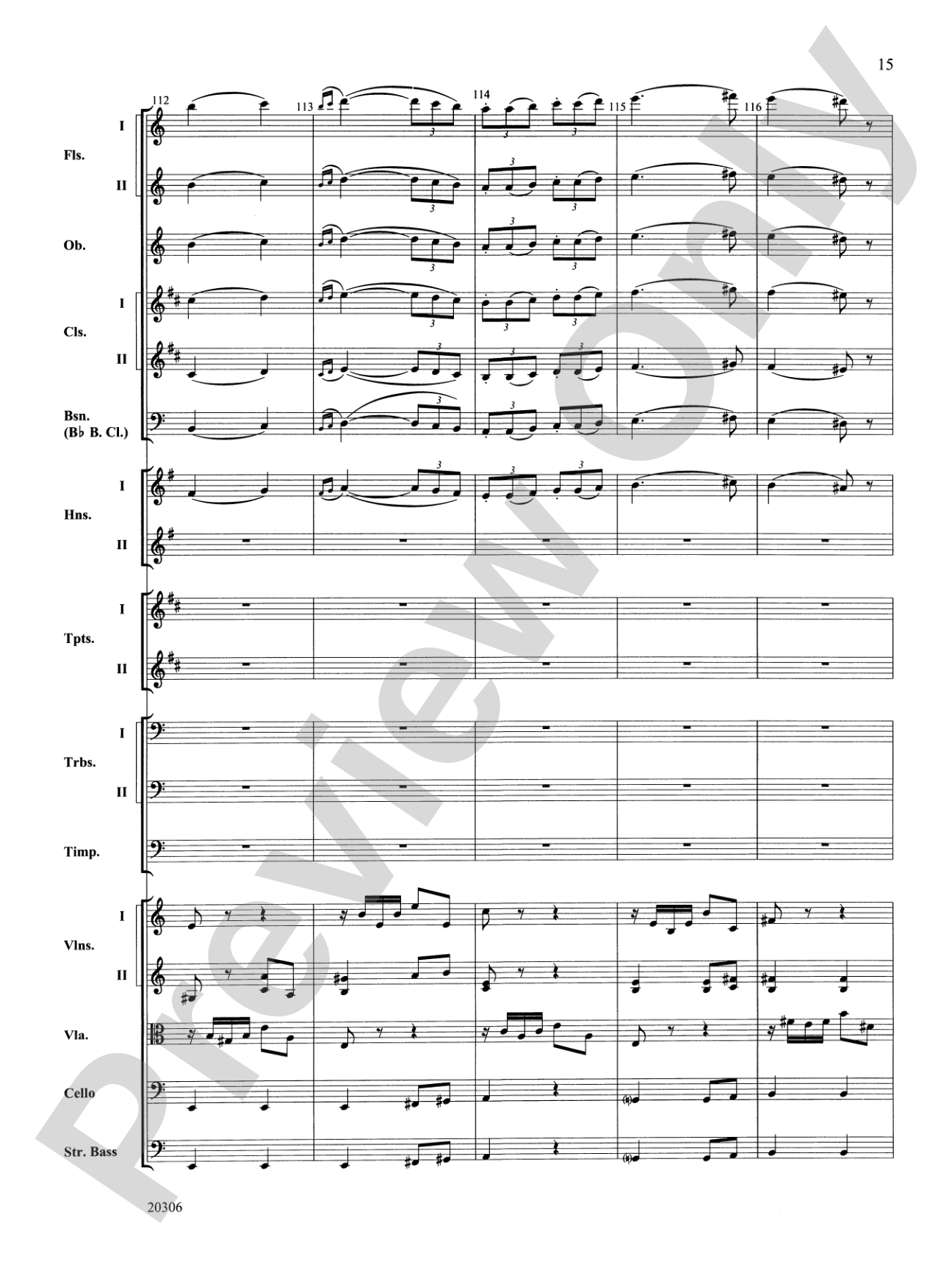 Symphony No. 7 (2nd Movement): Full Orchestra Conductor Score & Parts