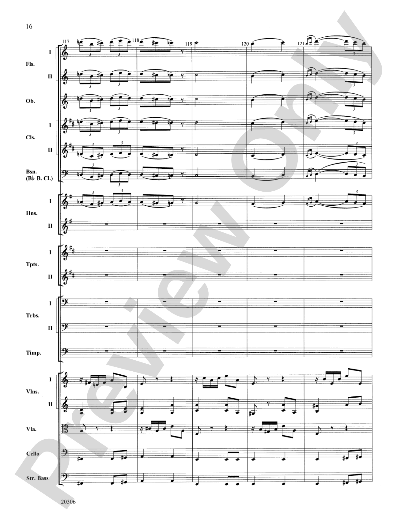 Symphony No. 7 (2nd Movement): Full Orchestra Conductor Score & Parts