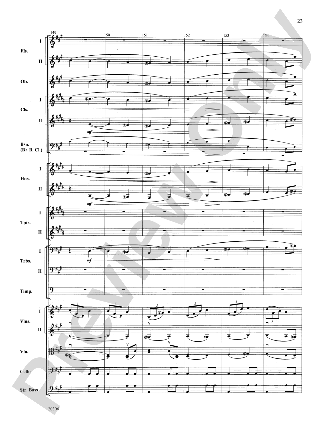 Symphony No. 7 (2nd Movement): Full Orchestra Conductor Score & Parts