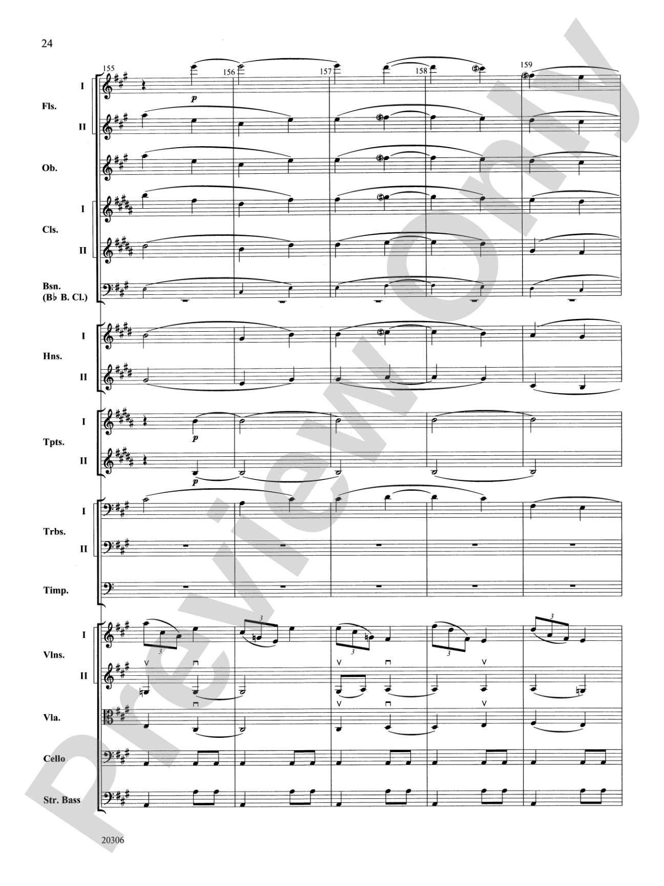 Symphony No. 7 (2nd Movement): Full Orchestra Conductor Score & Parts