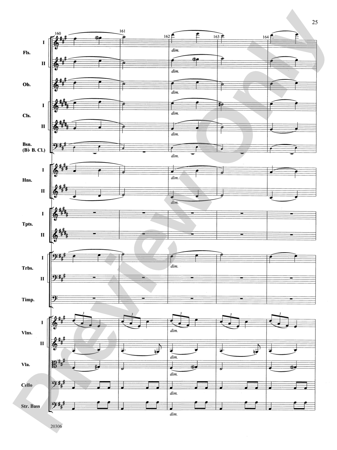 Symphony No. 7 (2nd Movement): Full Orchestra Conductor Score & Parts