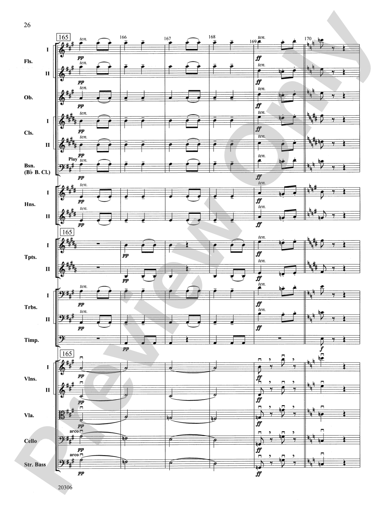 Symphony No. 7 (2nd Movement): Full Orchestra Conductor Score & Parts