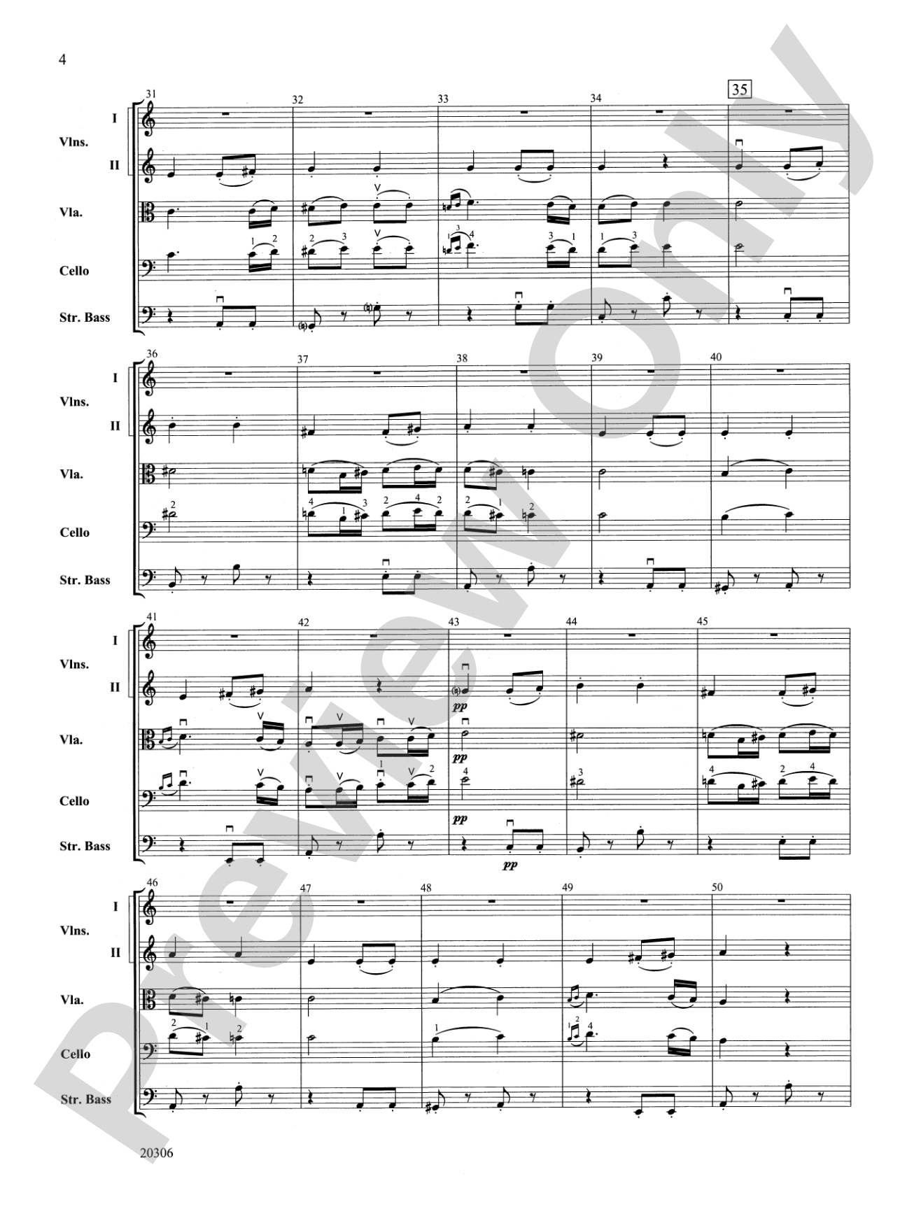 Symphony No. 7 (2nd Movement): Full Orchestra Conductor Score & Parts