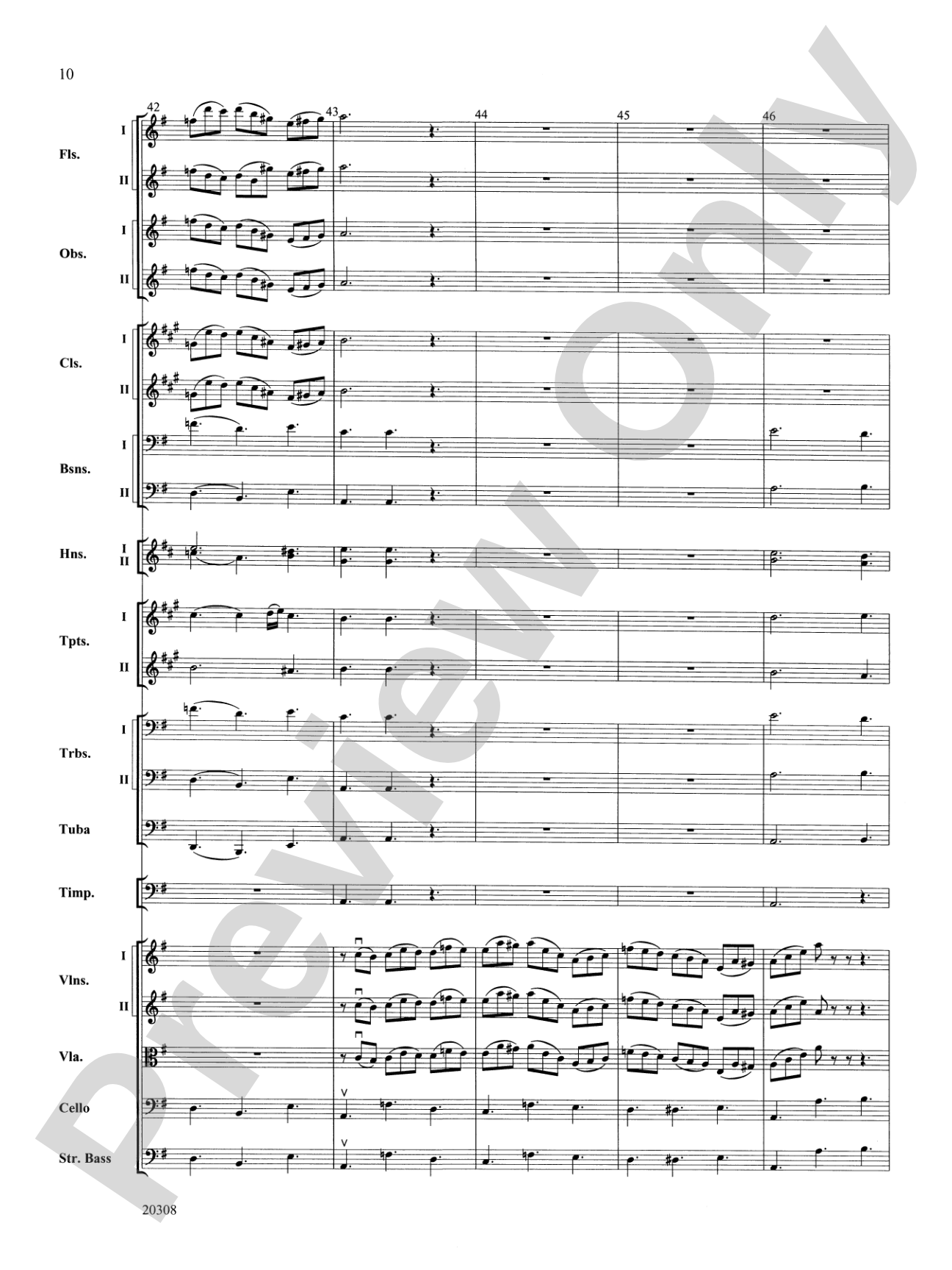 Jesu, Joy of Man's Desiring: Full Orchestra Conductor Score & Parts