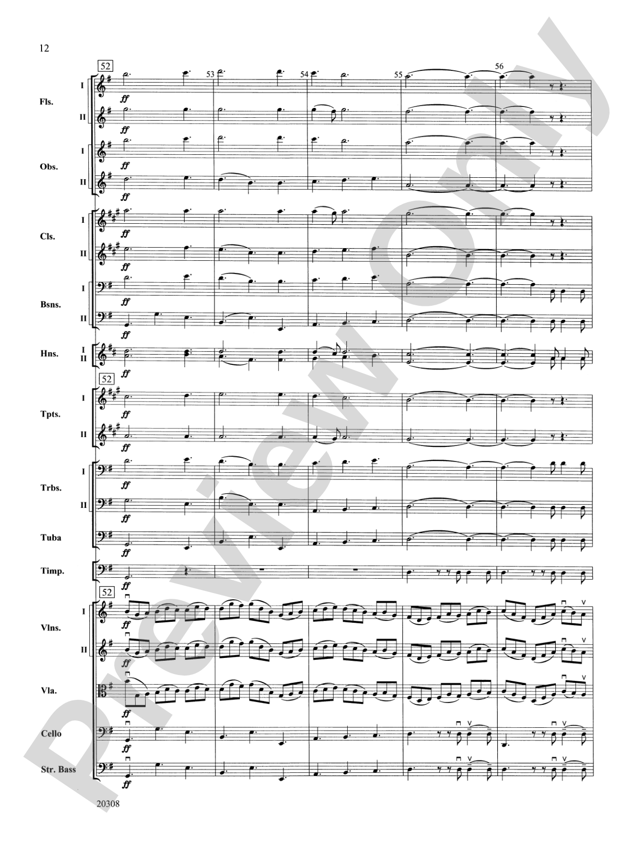 Jesu, Joy of Man's Desiring: Full Orchestra Conductor Score & Parts