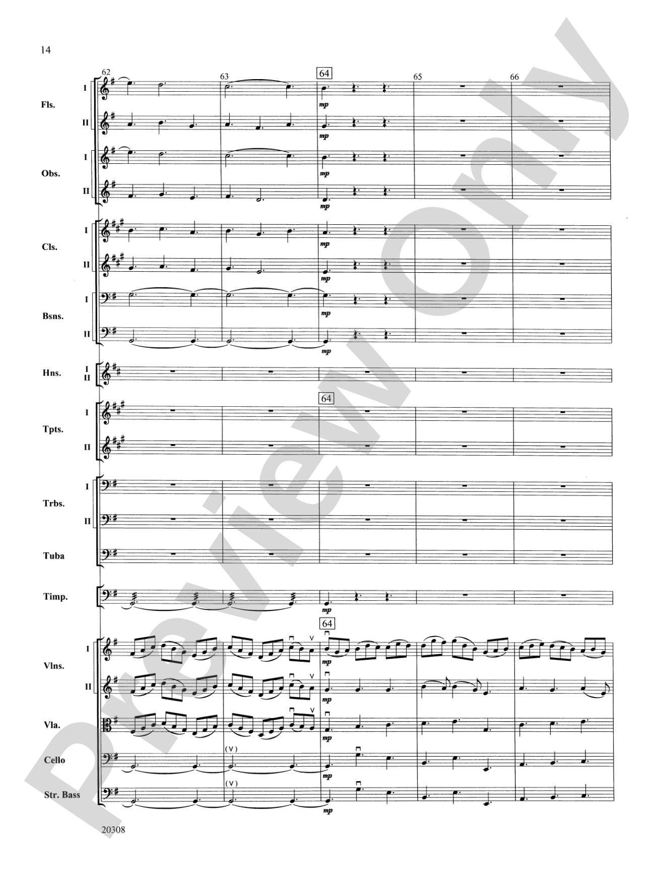 Jesu, Joy of Man's Desiring: Full Orchestra Conductor Score & Parts