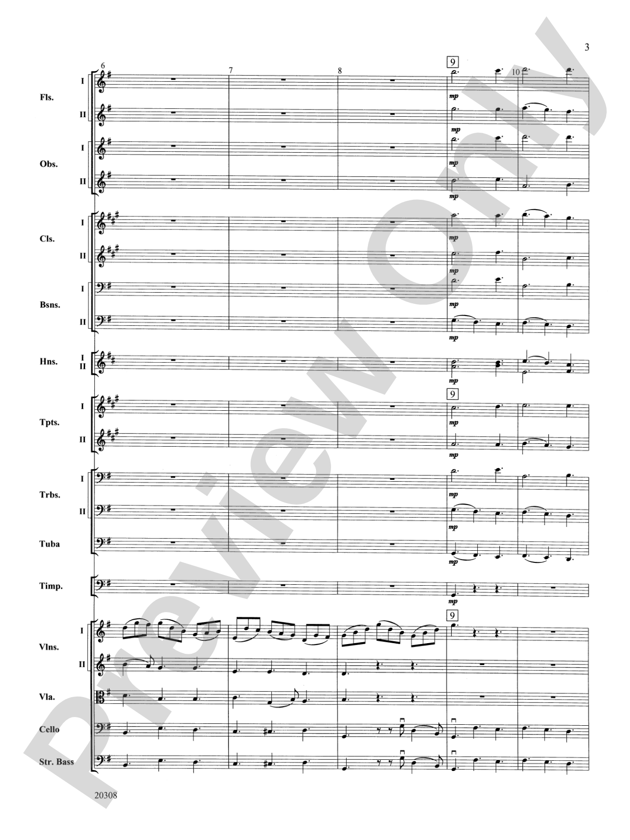 Jesu, Joy of Man's Desiring: Full Orchestra Conductor Score & Parts