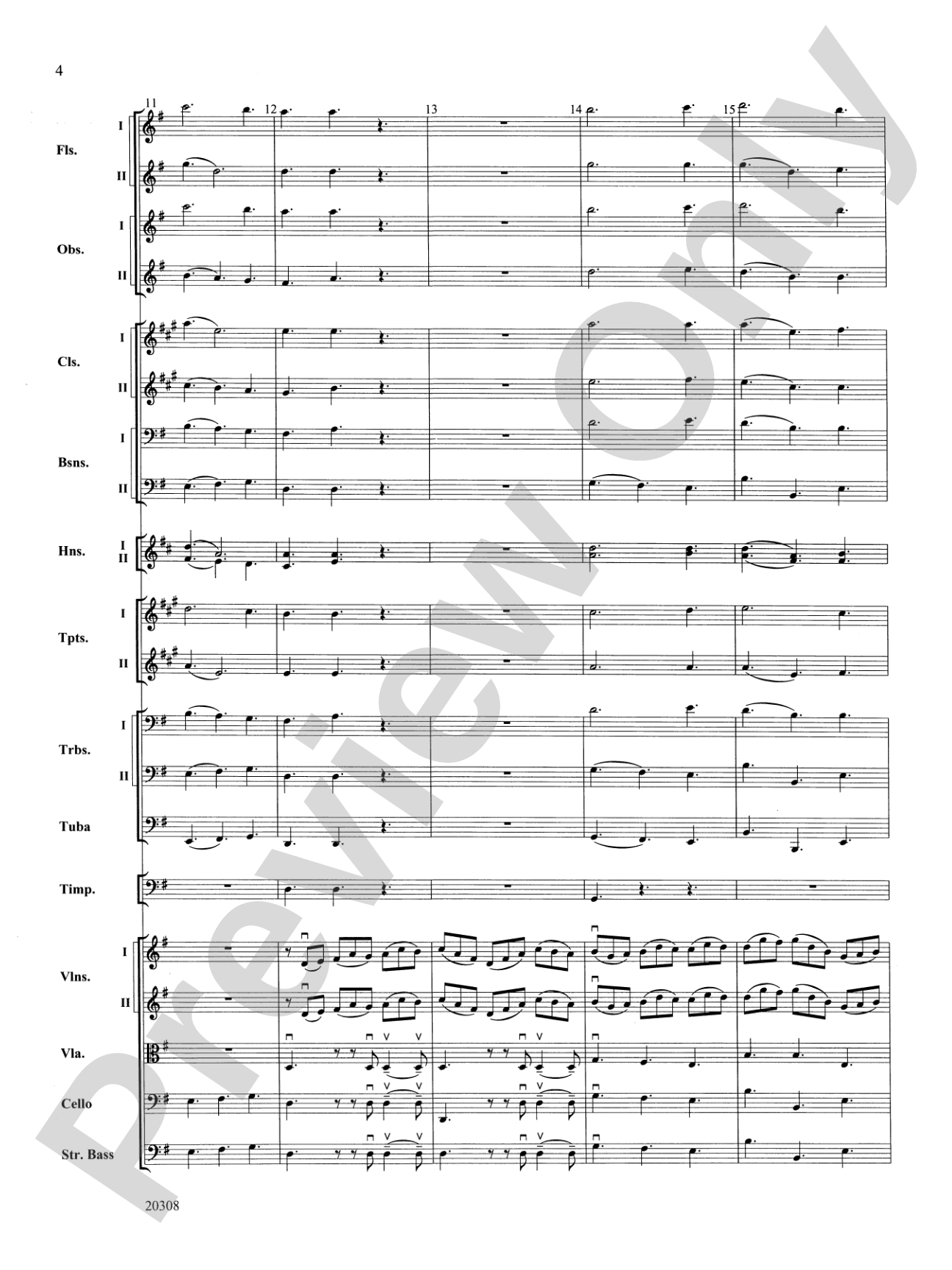 Jesu, Joy of Man's Desiring: Full Orchestra Conductor Score & Parts