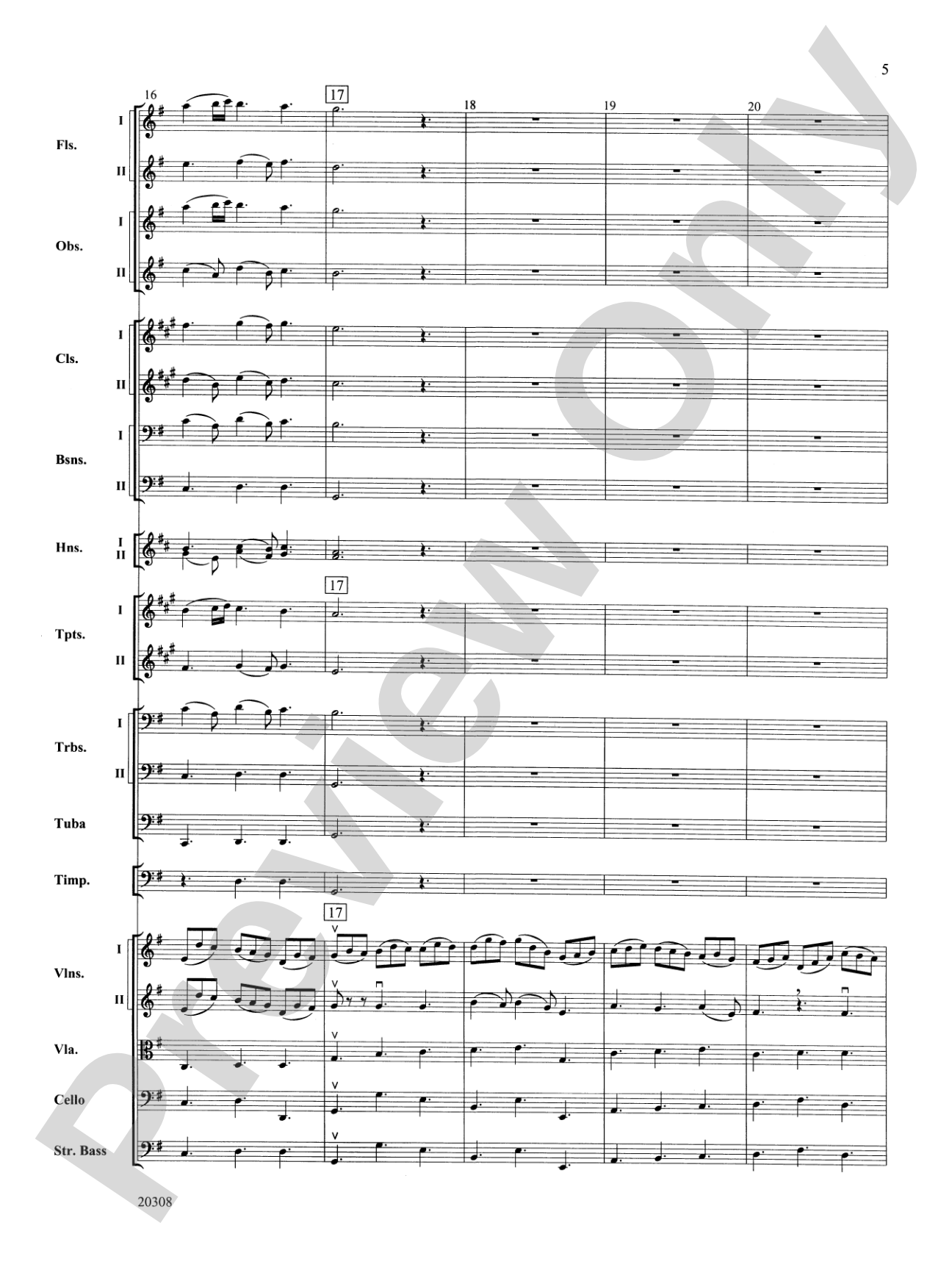 Jesu, Joy of Man's Desiring: Full Orchestra Conductor Score & Parts