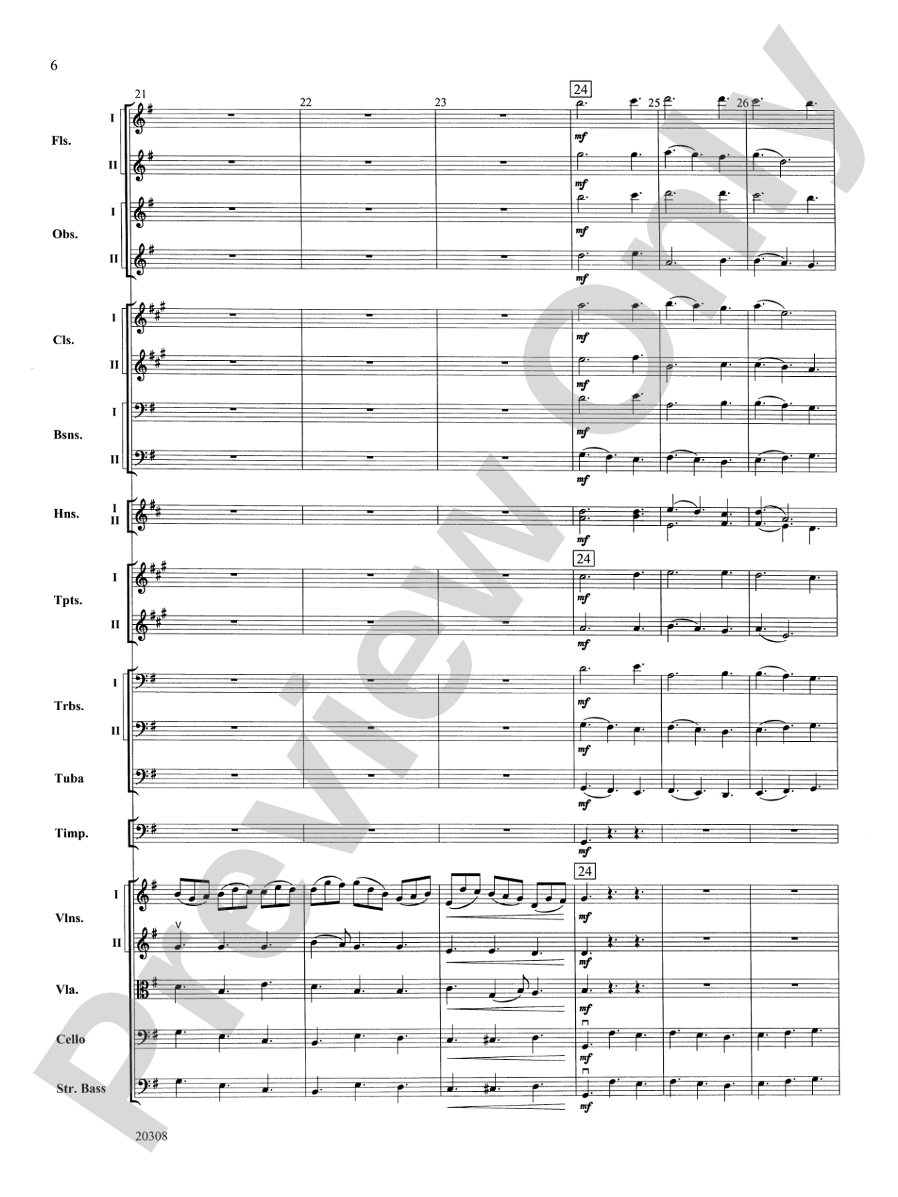 Jesu, Joy of Man's Desiring: Full Orchestra Conductor Score & Parts