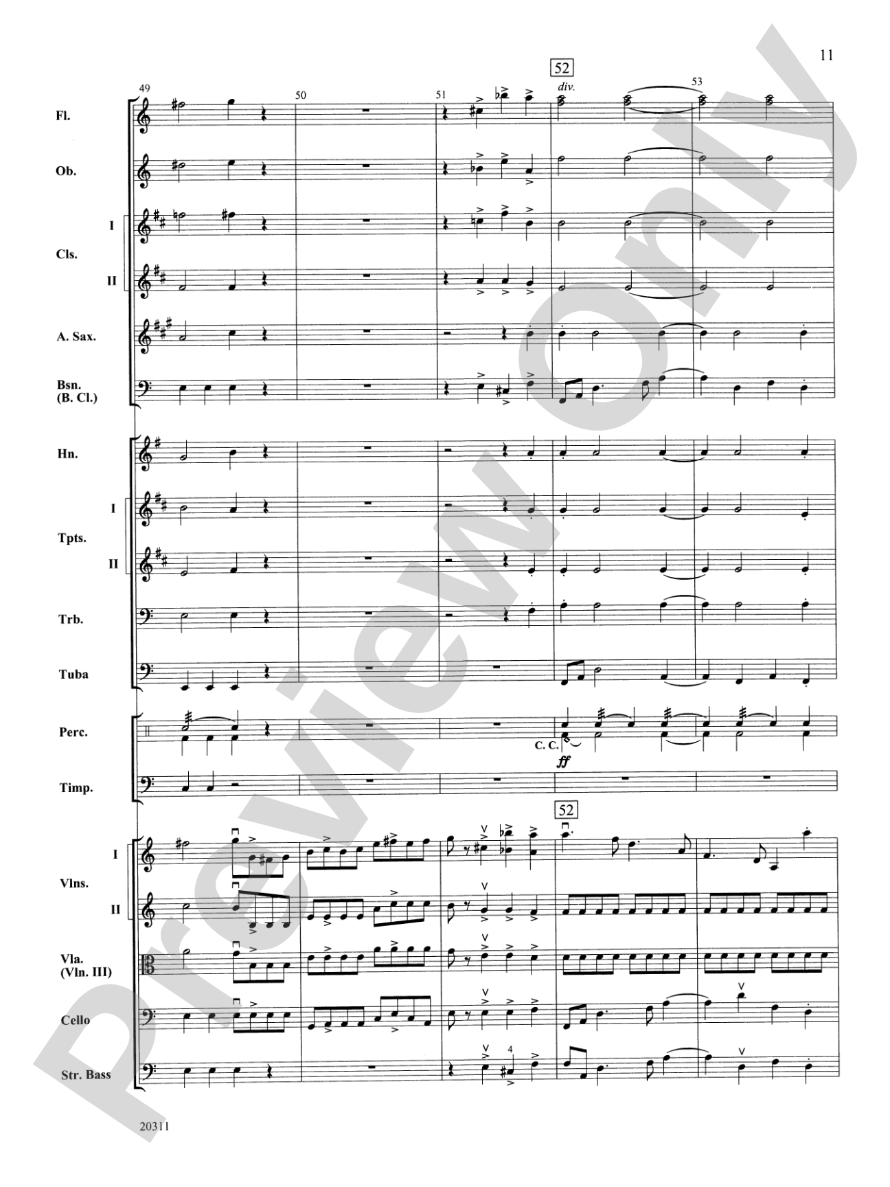 Symphony No. 1 (4th Movement ): Full Orchestra Conductor Score & Parts