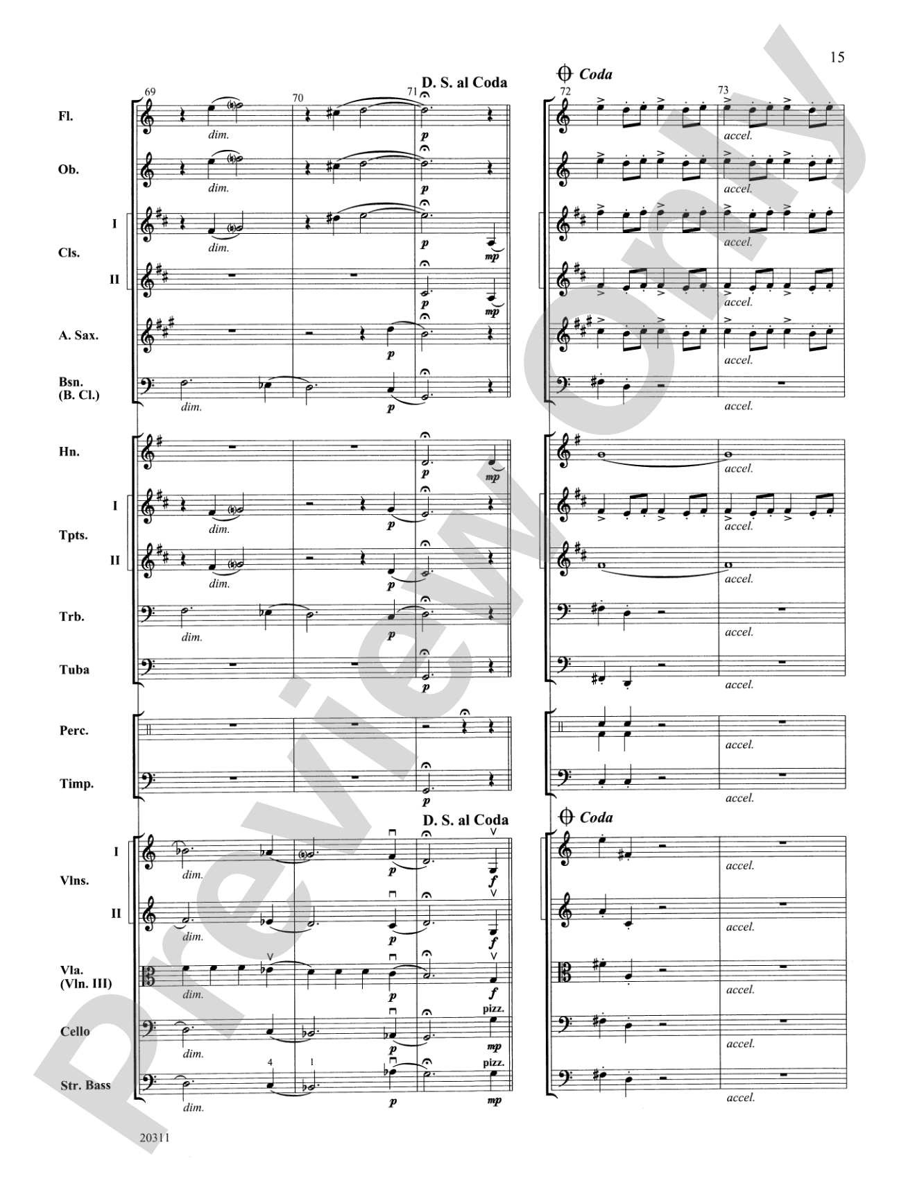 Symphony No. 1 (4th Movement ): Full Orchestra Conductor Score & Parts