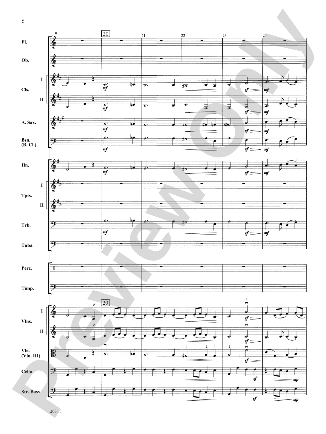 Symphony No. 1 (4th Movement ): Full Orchestra Conductor Score & Parts