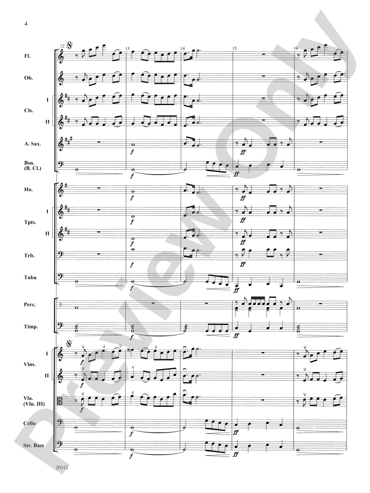 Finlandia: Full Orchestra Conductor Score & Parts