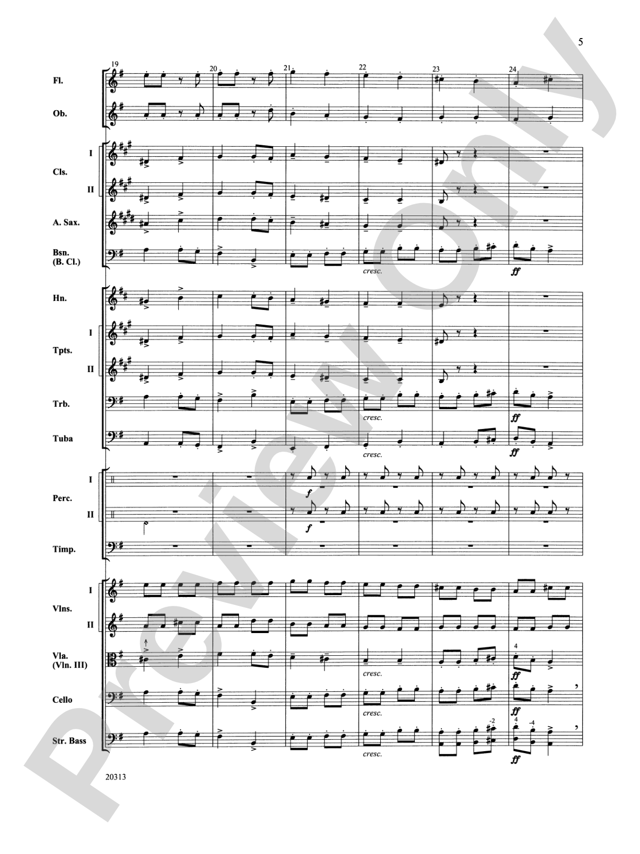 Trepak from The Nutcracker Ballet: Full Orchestra Conductor Score & Parts