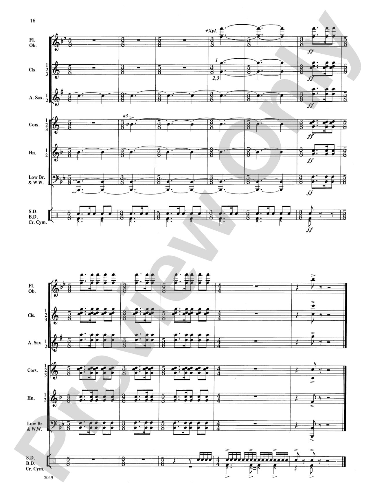 North Star Overture: Concert Band Conductor Score & Parts
