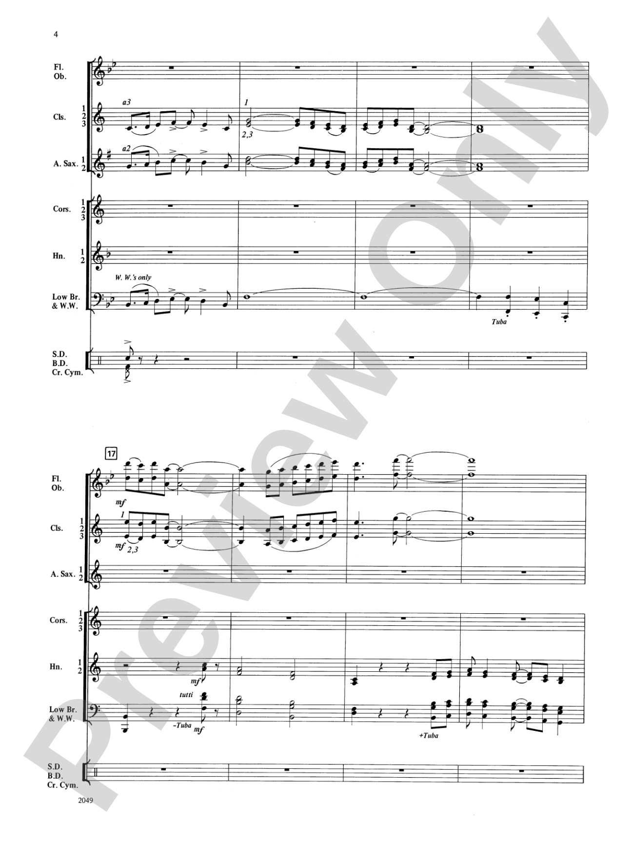 North Star Overture: Concert Band Conductor Score & Parts