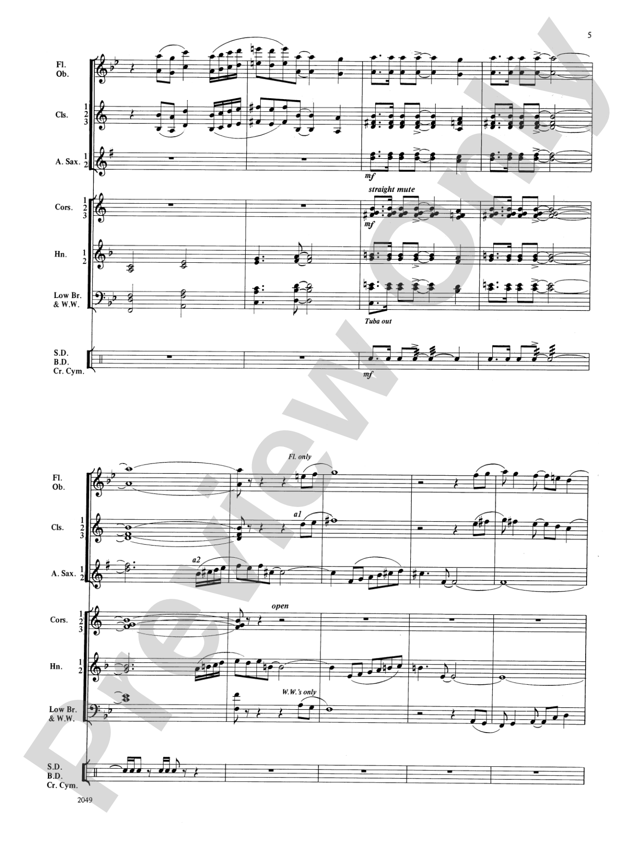 North Star Overture: Concert Band Conductor Score & Parts